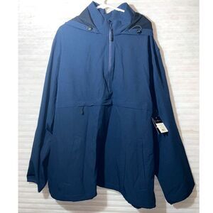 Swiss Tech Hooded Half zip jacket color Pull Over Hoodie NAVY 3XL! Brand NEW!